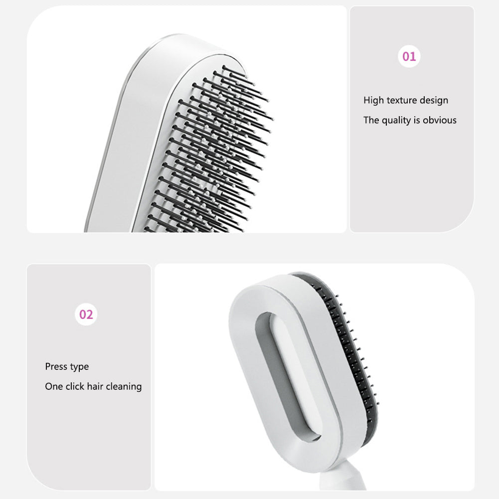 3D Self Cleaning Hair Brush Unisex