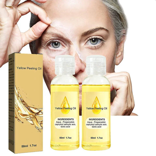 Yellow Peeling Oil – Imported directly from USA | Unlock Korean Glass Skin at home, Youthful Glow, Smooth Texture, and Even Tone | 7-Day Easy Returns and Refund Policy