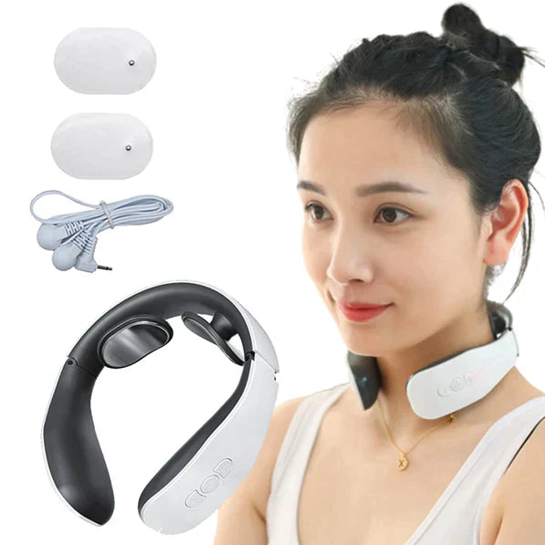 Electric Neck Massager For Deep Tissue Pain Relief Cervical Vertebra Massager