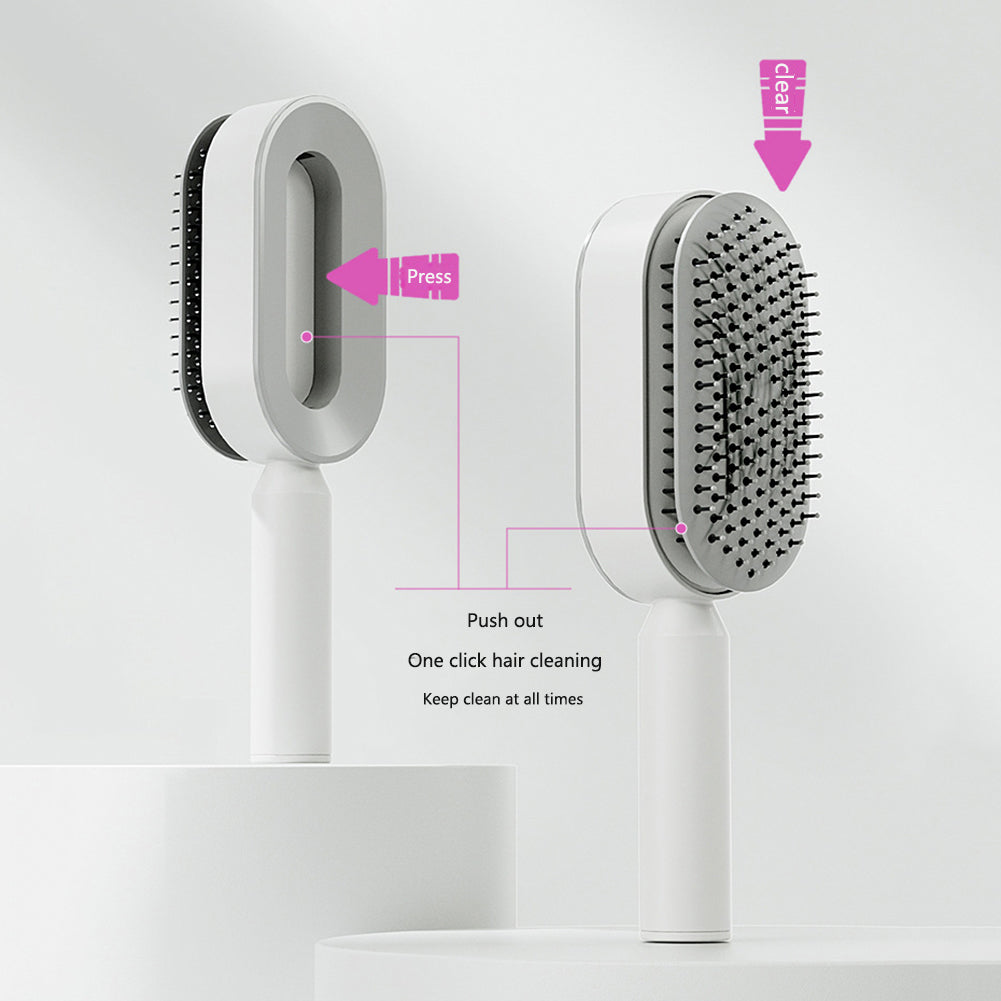 3D Self Cleaning Hair Brush Unisex