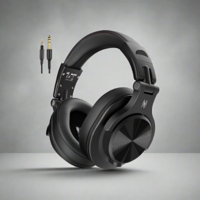 OneOdio A71 Hi-Res Studio Recording Headphones - Wired Over Ear Headphones with SharePort, Professional Monitoring Mixing Foldable Headset with Stereo Sound, 3.5/6.35MM Jack for PC Computer DJ Guitar